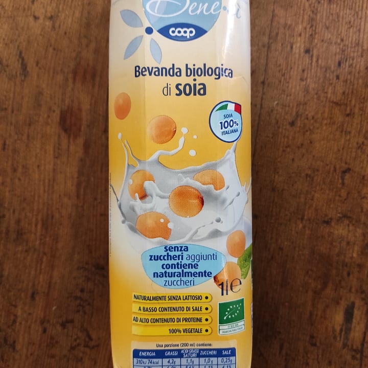 photo of Bene.Si coop Bevanda Biologica Di Soia shared by @tuscanvegan on  07 Jul 2021 - review