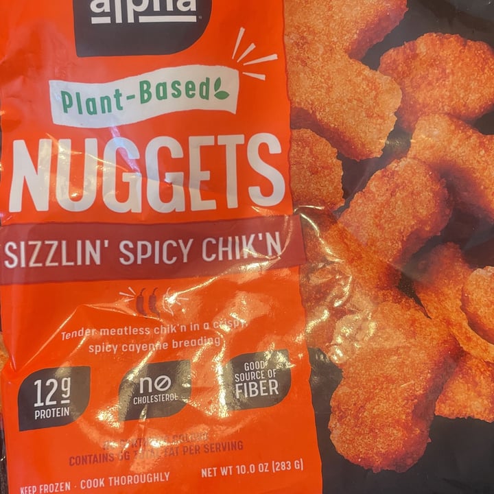 photo of Alpha Foods Plant-Based Nuggets - Sizzlin' Spicy Chik'n shared by @ndlouhyveg on  27 Feb 2022 - review