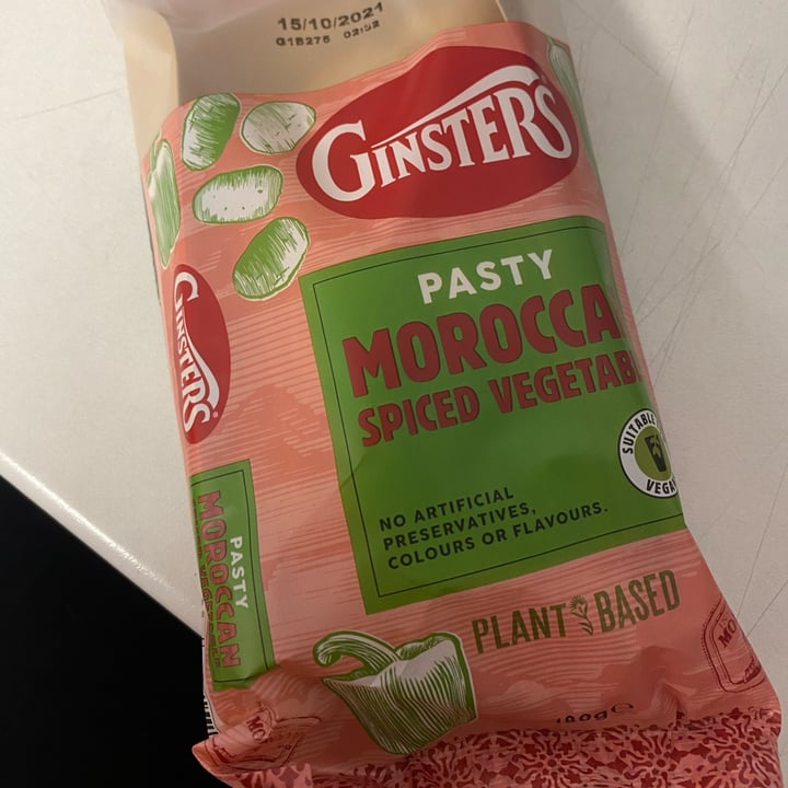photo of Ginsters Moroccan Vegetable Pasty shared by @emmysea on  09 Oct 2021 - review