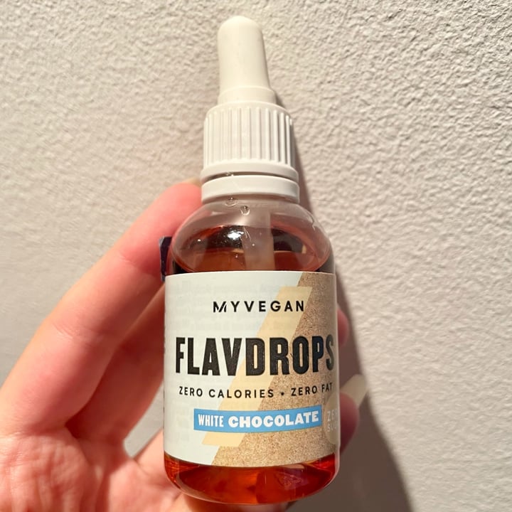 photo of MYVEGAN FlavDrops White Chocolate shared by @appleappleamanda on  04 Oct 2021 - review