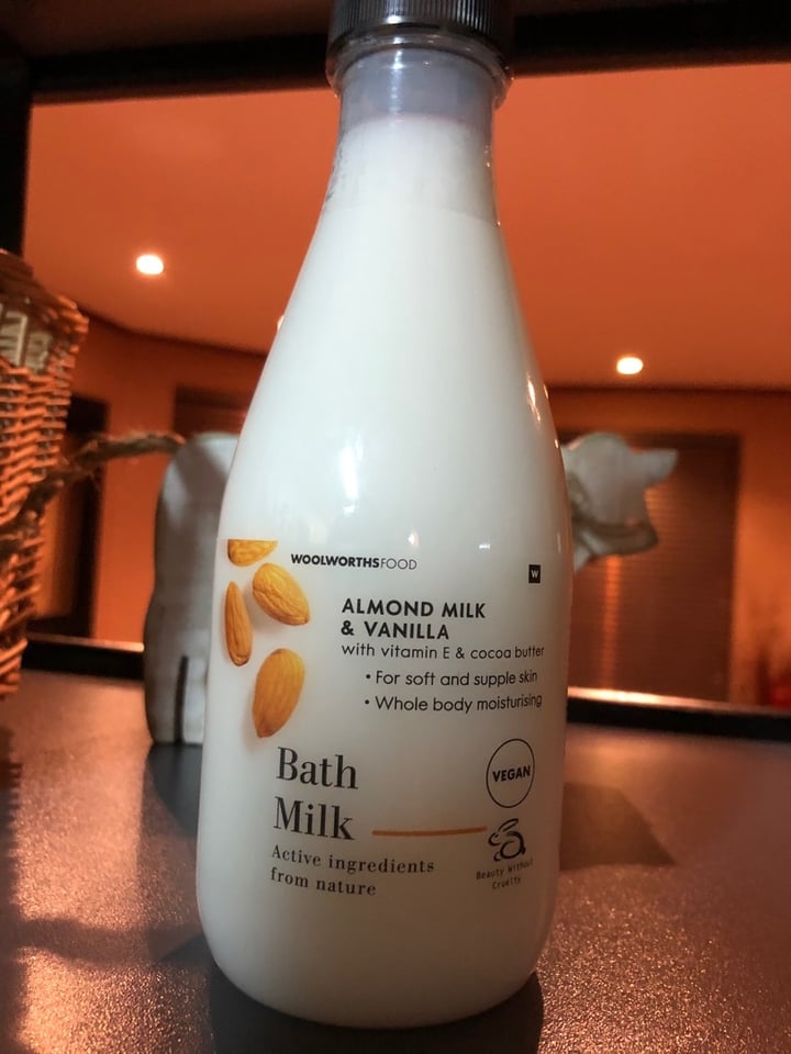 photo of Woolworths Bath milk Almond and Vanilla shared by @ashers5 on  25 Nov 2019 - review