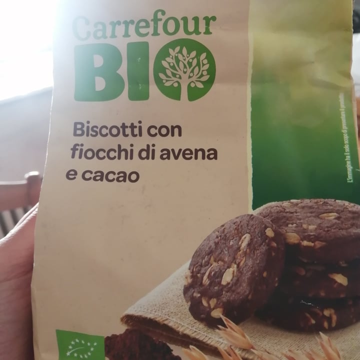 review photo of Carrefour Bio Biscotti Fiocchi Avena e Cacao shared by @silviabilotta on 21 Apr 2022 - review