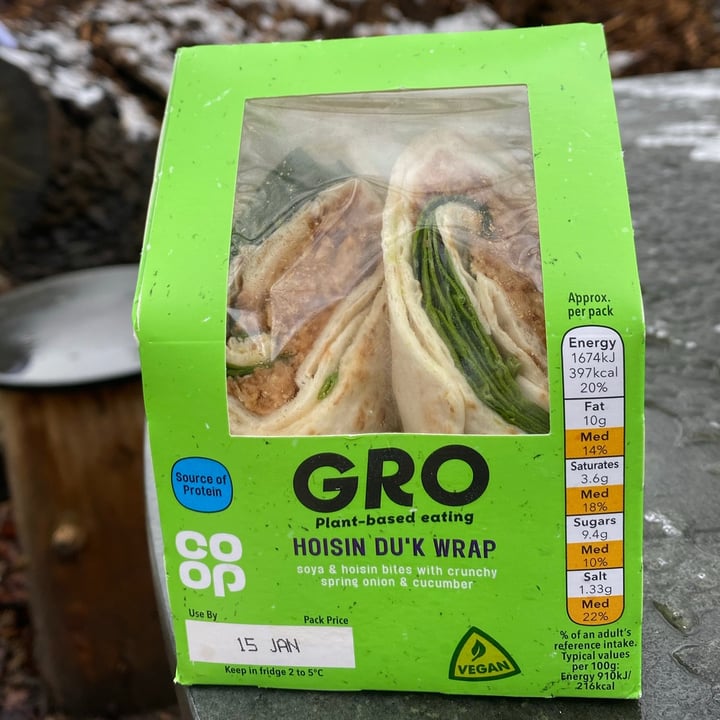 review photo of GRO Hoisin Du'k Wrap shared by @jakk-poole on 15 Jan 2021 - review