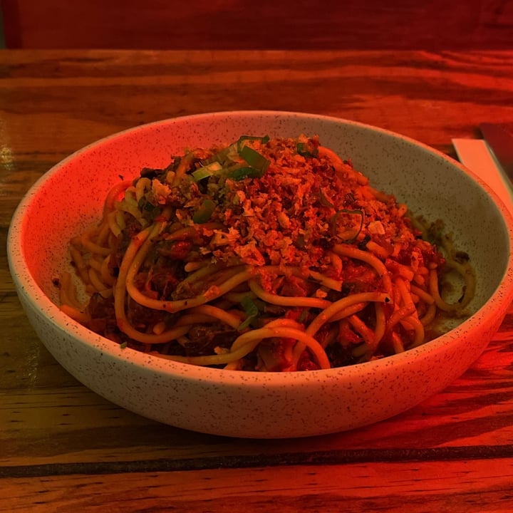 photo of True North Cauli Bolognese, Spaghetti and Sichuan Pepper shared by @veganadam on  18 Mar 2022 - review