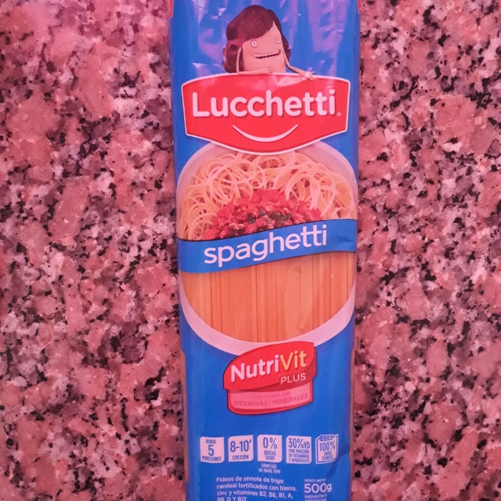 photo of Lucchetti Fideos spaghetti shared by @vikymarquez on  18 Nov 2020 - review