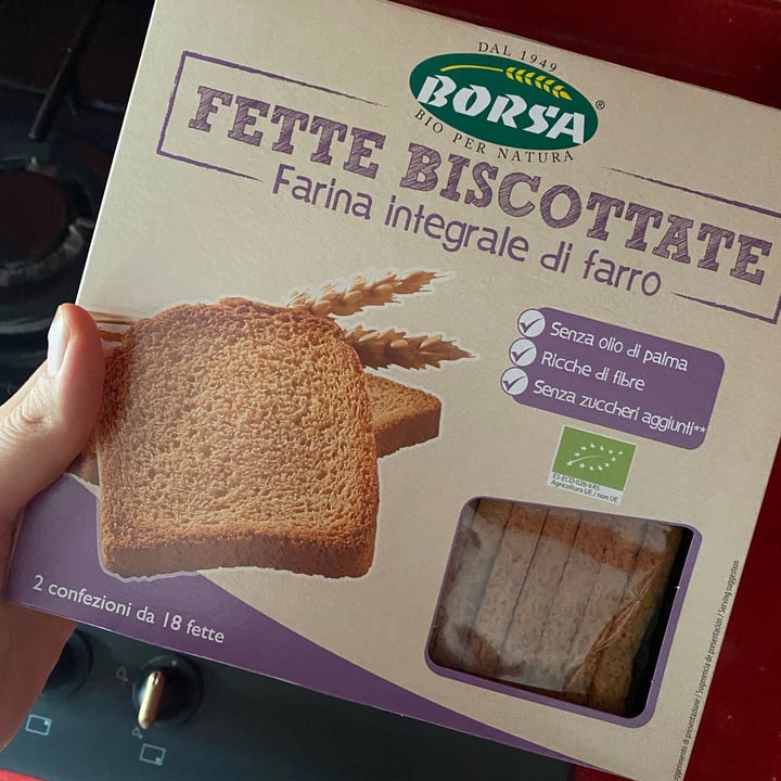 photo of Borsa Fette Biscottate Farina Integrale Di Farro shared by @robertat on  19 Mar 2022 - review