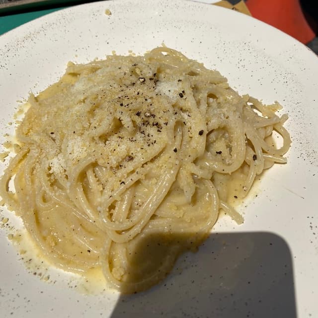 Photo of the dish “Cacio e pepe vegan”