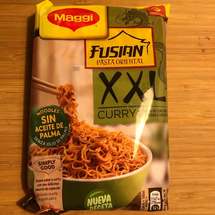photo of Maggi Fusian Pasta Oriental Thai Curry XXL shared by @saraferri on  29 Apr 2021 - review