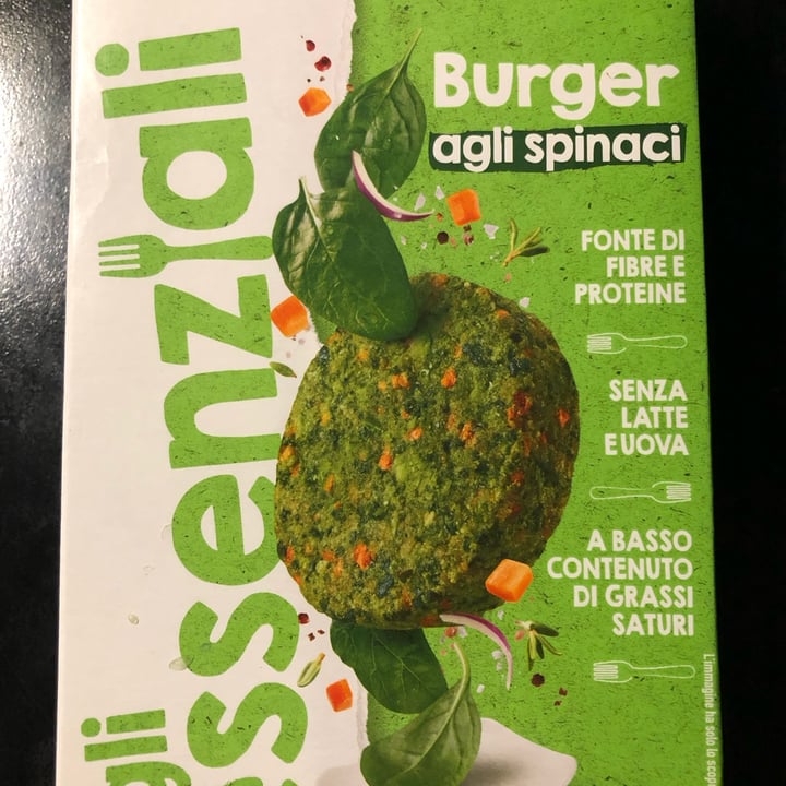 photo of Kioene Gli Essenziali Burger agli Spinaci shared by @lisbethsalander on  10 Dec 2022 - review