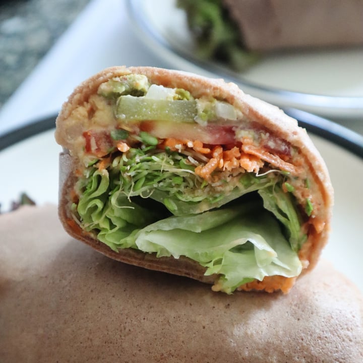 review photo of Portia's Cafe Mediterranean Wrap shared by @lizmaselli on 13 Jul 2020 - review