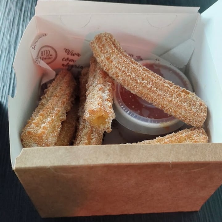 photo of Um Sonho de Coxinha (Cantina Vegana) Mini Churros shared by @robertacf on  06 May 2022 - review