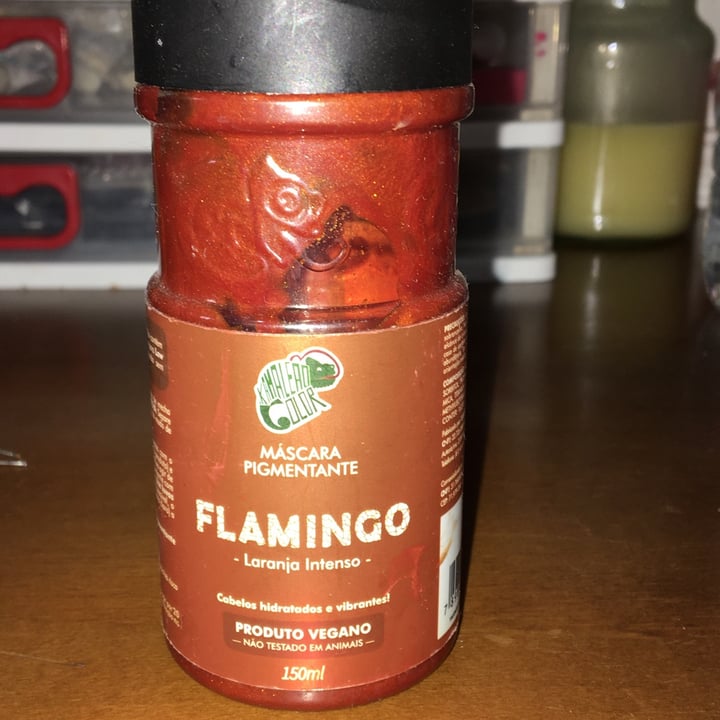 photo of Kamaleão Color Máscara Pigmentante Flamingo Laranja Intenso shared by @mctdf on  03 Aug 2021 - review