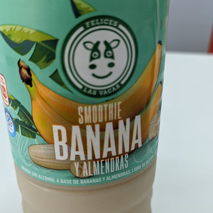 photo of Felices Las Vacas Smoothie de Bananas y Almendras shared by @claudio34 on  08 Nov 2021 - review