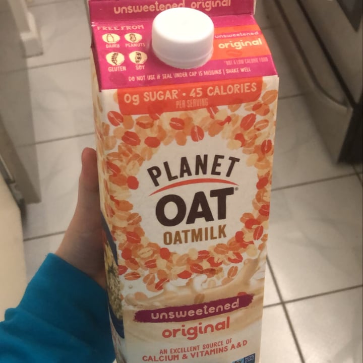 photo of Planet Oat Oatmilk Unsweetened Vanilla shared by @nftptldbyf on  13 Dec 2021 - review
