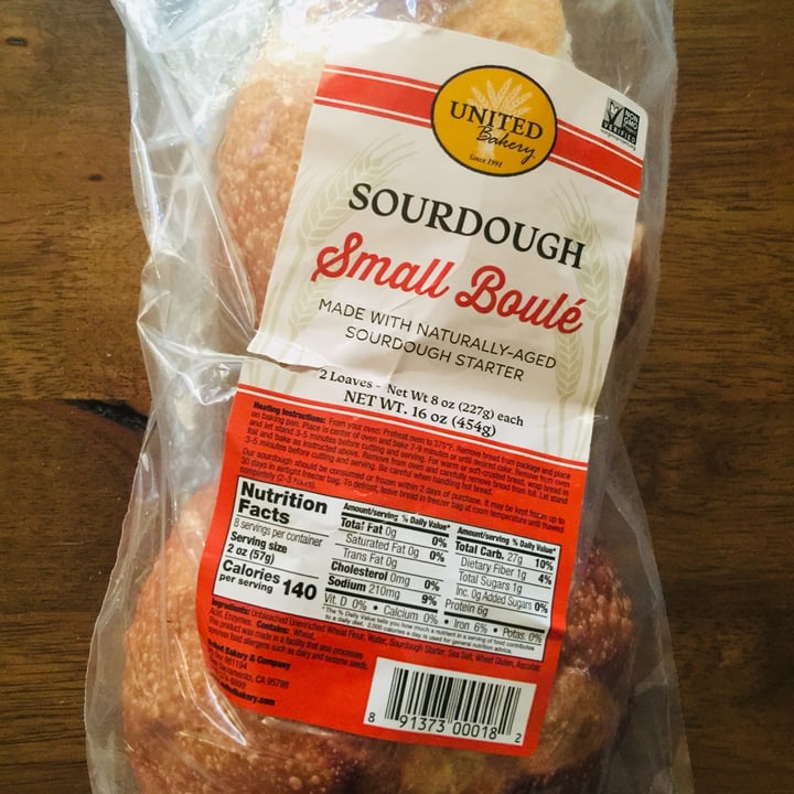 photo of United Bakery Sourdough Bread shared by @emmc1 on  10 Apr 2021 - review