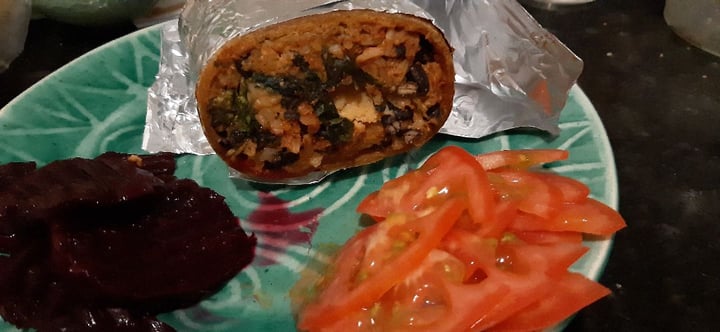 photo of The Kind Kitchen Black Bean Burrito shared by @africandebs on  27 Sep 2019 - review