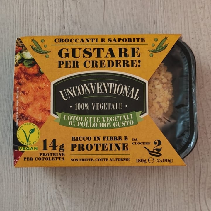 photo of Unconventional Cotolette Vegetali 0% Pollo 100% Gusto shared by @vivib on  18 Nov 2022 - review