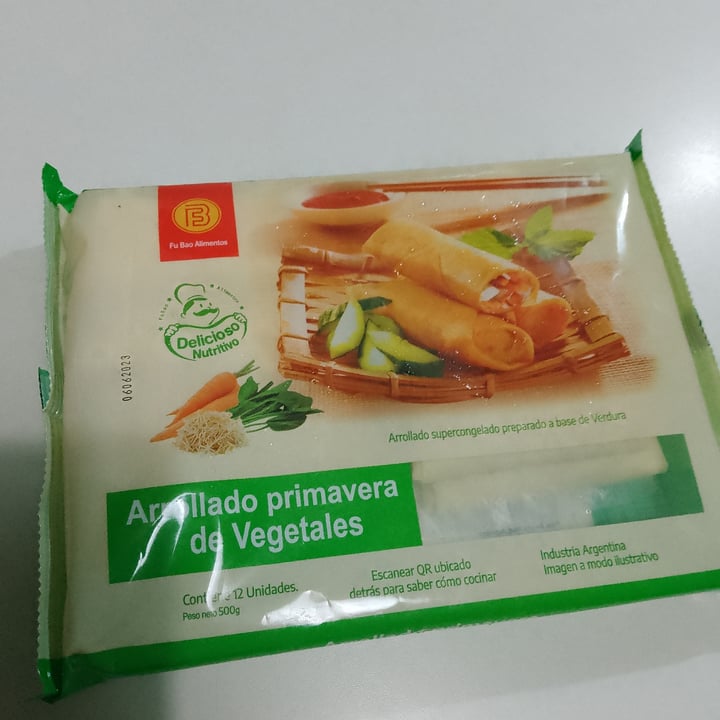photo of Fu bao alimentos Arollado primavera de vegetales shared by @antiespecistaszs on  08 Aug 2022 - review