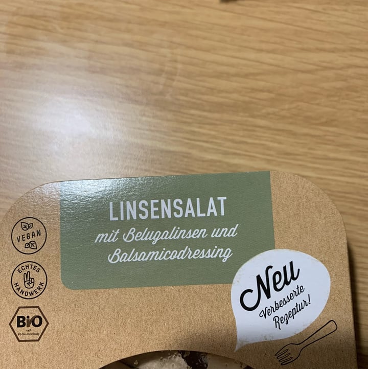 review photo of Pur Bio-Manufaktur Linsensalat shared by @tizianavegana on 15 May 2022 - review