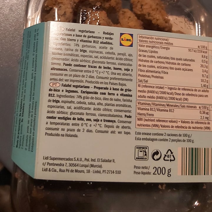 review photo of My Best Veggie Falafel vegetariano shared by @alvrod02 on 20 Feb 2022 - review