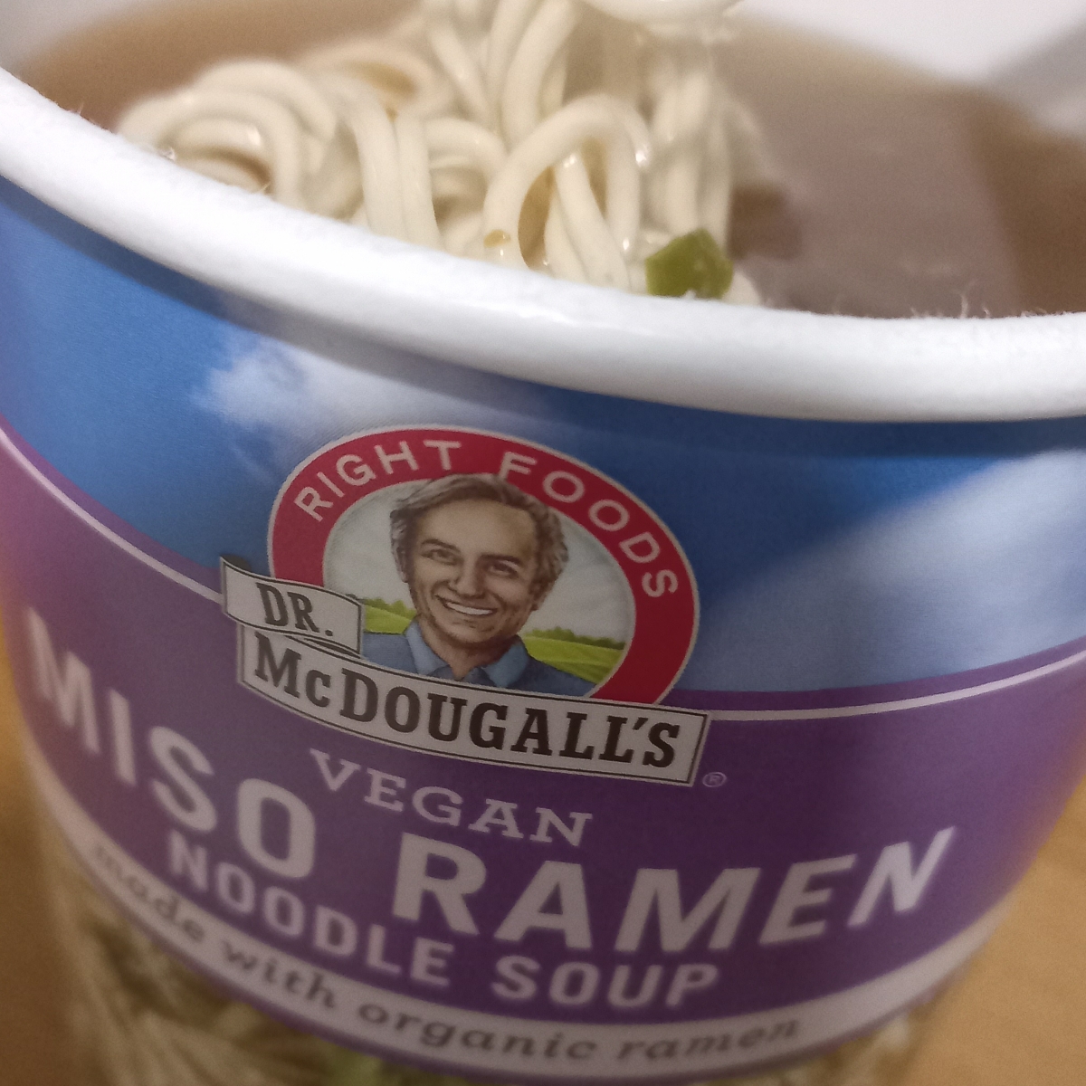 Dr McDougall's Right Foods Vegan Miso Ramen Noodle Soup Reviews abillion