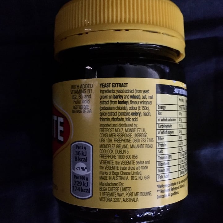 photo of Vegemite Yeast Extract Spread shared by @renfield on  27 Jun 2022 - review