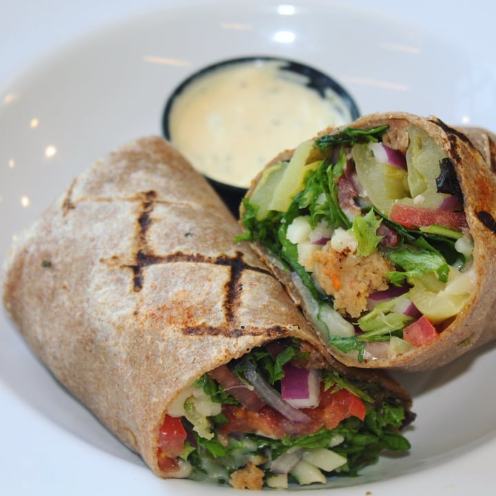 review photo of BAM! Healthy Cuisine Original Veggie burger wrap shared by @lynnhayek98 on 10 Oct 2020 - review