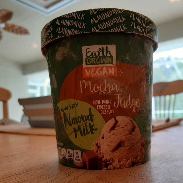 photo of Earth Grown Mocha Fudge Non-Dairy Frozen Dessert shared by @carriecreighton on  29 Jul 2020 - review