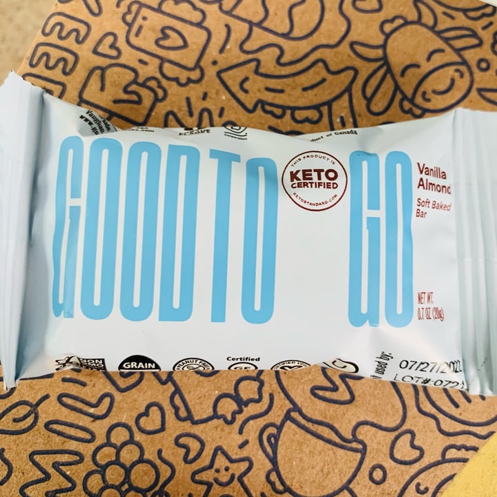 photo of Good To Go Vanilla Almond Soft Baked Bar shared by @allhess on  23 Jan 2022 - review