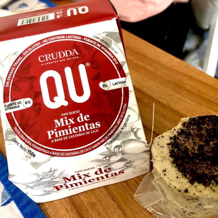 photo of Crudda Queso con Mix Pimientas a Base de Castañas de Cajú shared by @danamorabito on  17 Nov 2020 - review