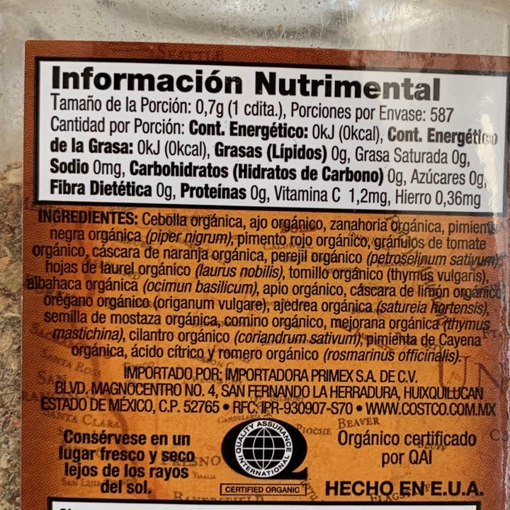 photo of Kirkland Signature Seasoning shared by @nancy on  22 Jul 2021 - review