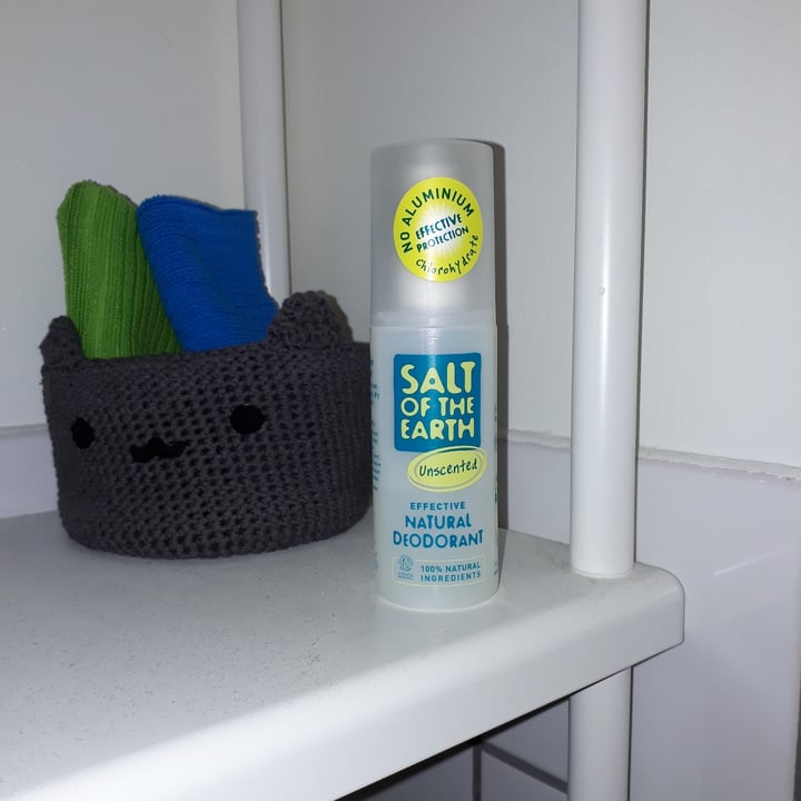 photo of Salt of the Earth Unscented Natural Deodorant Spray shared by @adropoceanic on  26 Jan 2022 - review