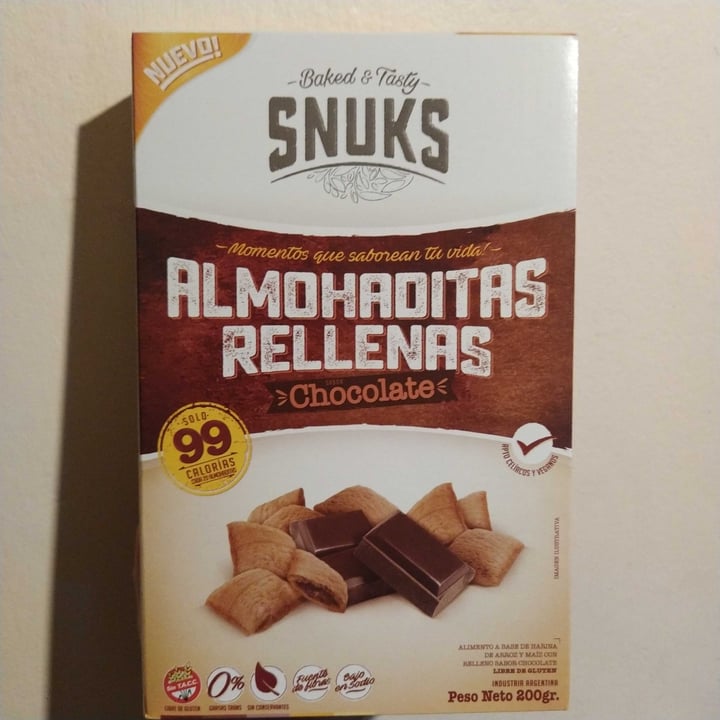 photo of Snuks Almohaditas Rellenas de Chocolate shared by @juligerez on  11 Feb 2021 - review