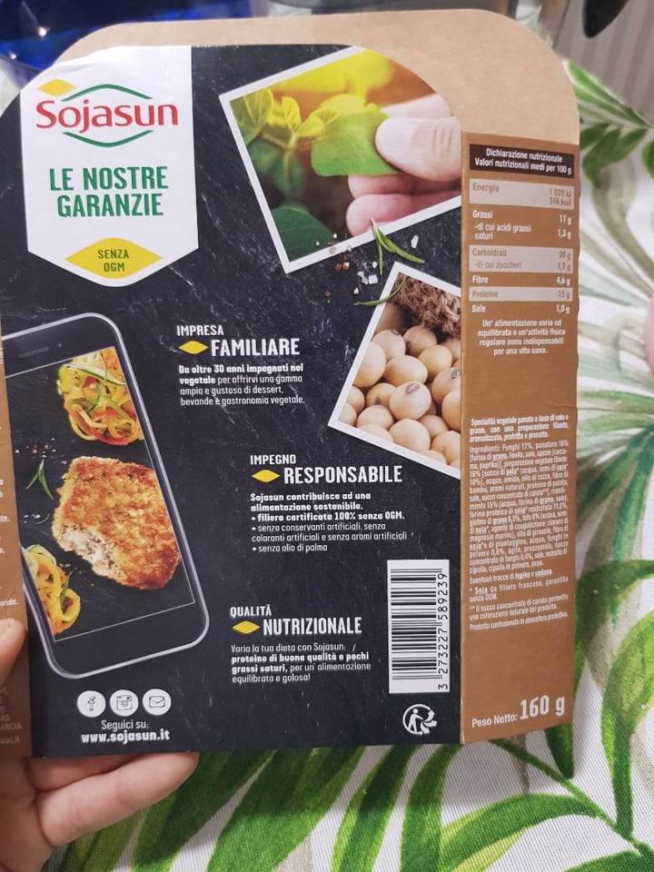 review photo of Sojasun Crocchette vegetali ai funghi shared by @elielegibo on 15 Feb 2020 - review