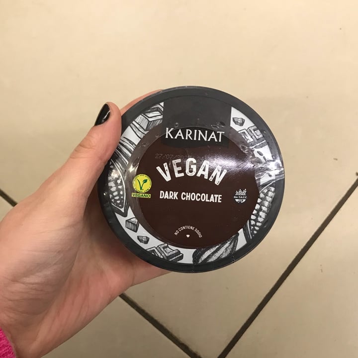 photo of Karinat Helado dark chocolate shared by @kacerutti on  07 Jul 2022 - review