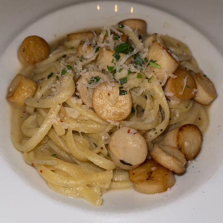 photo of Crossroads Kitchen house made linguine with mushroom scallops shared by @napalisun on  05 Oct 2022 - review
