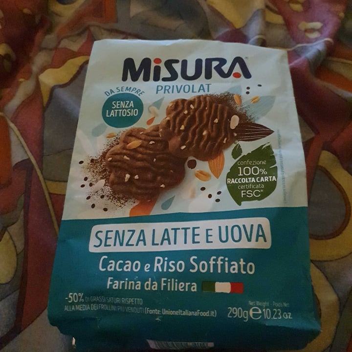 photo of Misura Biscotti Cacao e Riso Soffiato shared by @elettra389 on  09 Jun 2022 - review