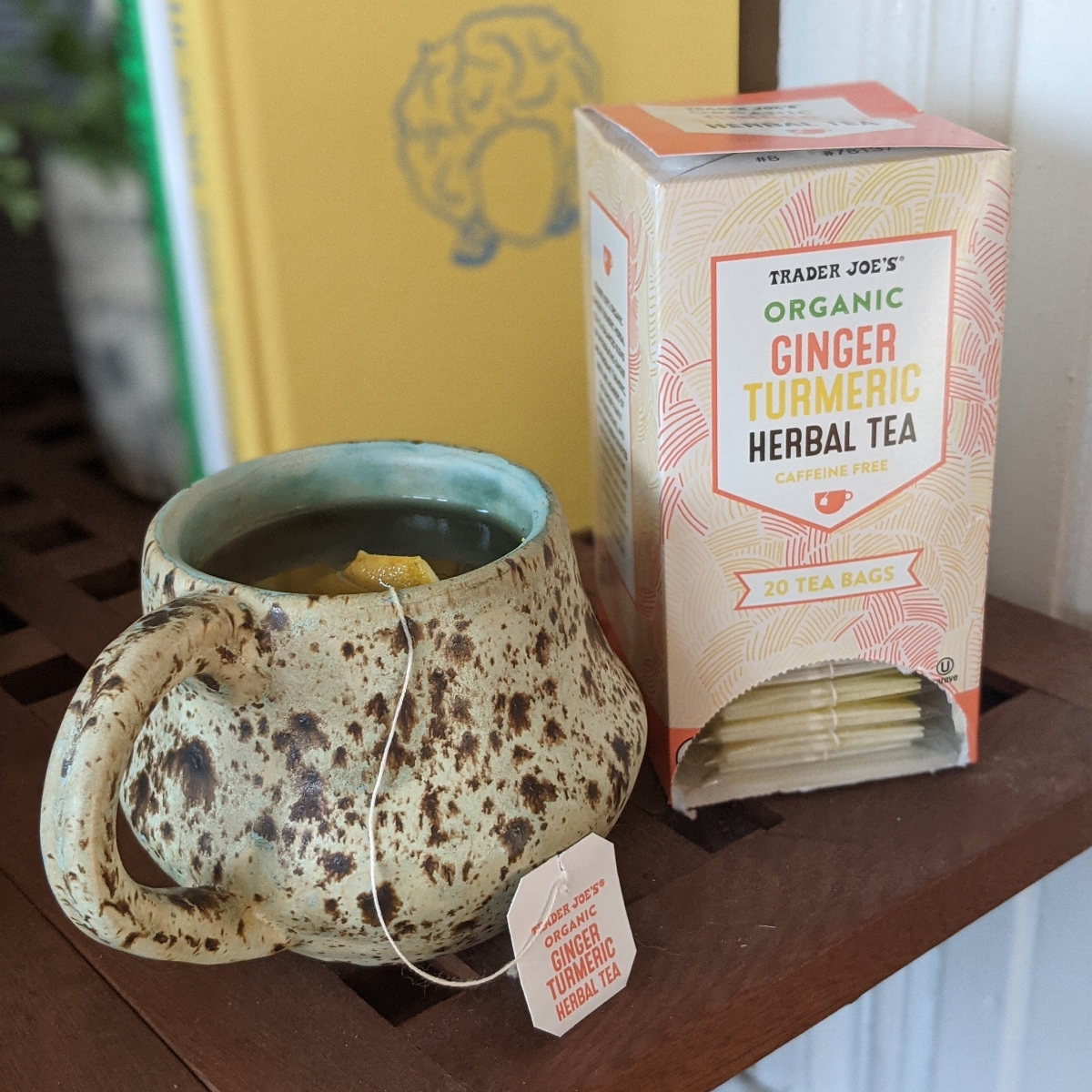 Trader Joe's Organic Ginger Turmeric Herbal Tea Reviews abillion