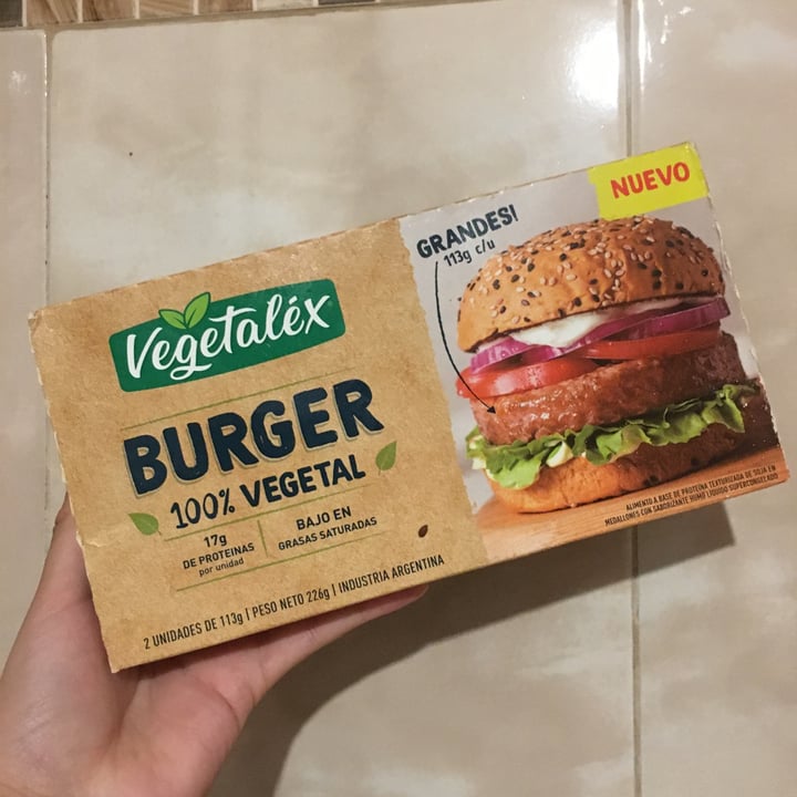 photo of Vegetalex Burger 100% Vegetal shared by @luzpe on  15 Dec 2021 - review