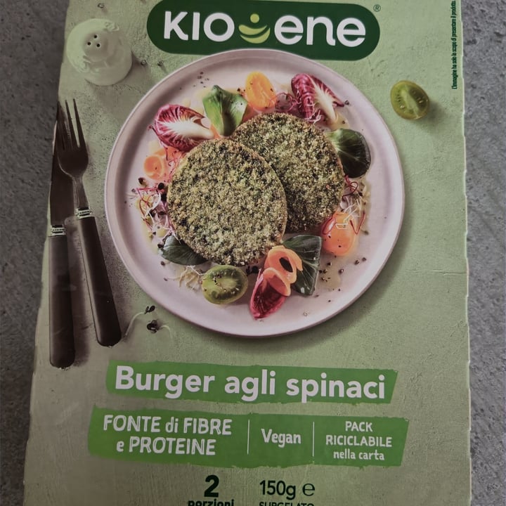 photo of Kioene Burger agli Spinaci shared by @cris91 on  10 Dec 2021 - review