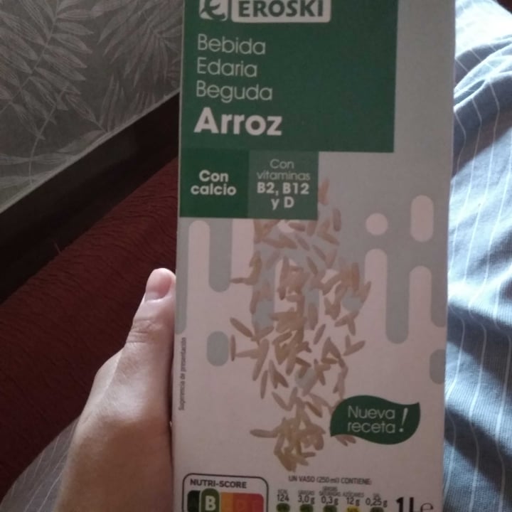 photo of Eroski Bebida de arroz shared by @antia09 on  24 Jul 2021 - review