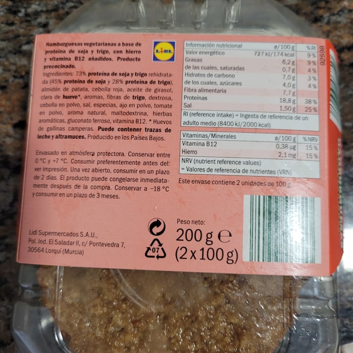 photo of My Best Veggie Hamburguesa De Soya Y Proteína De Trigo shared by @nunucu on  23 Aug 2021 - review