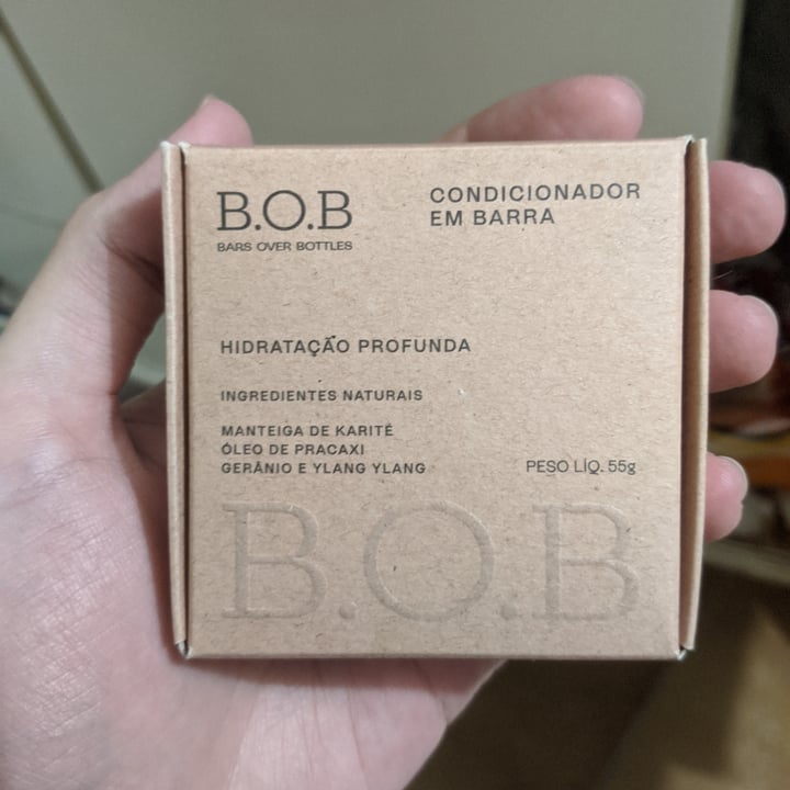 review photo of B.O.B Condicionador em Barra Hidratação Profunda shared by @brumariano on 30 Apr 2022 - review
