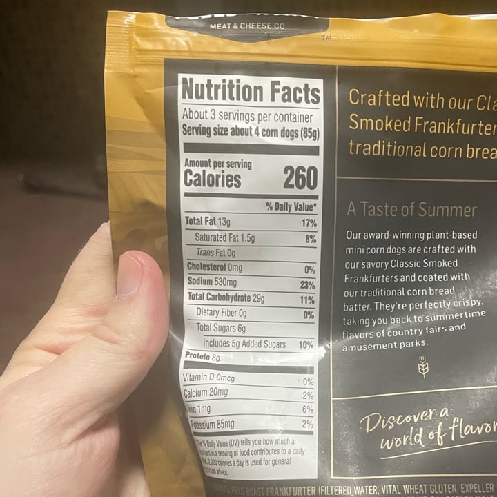 review photo of Field Roast Mini Corn Dogs shared by @lauren5151 on 15 Jul 2022 - review