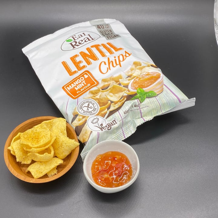 photo of Eat Real Lentil Chips Mango & Mint shared by @ftc on  05 Dec 2020 - review