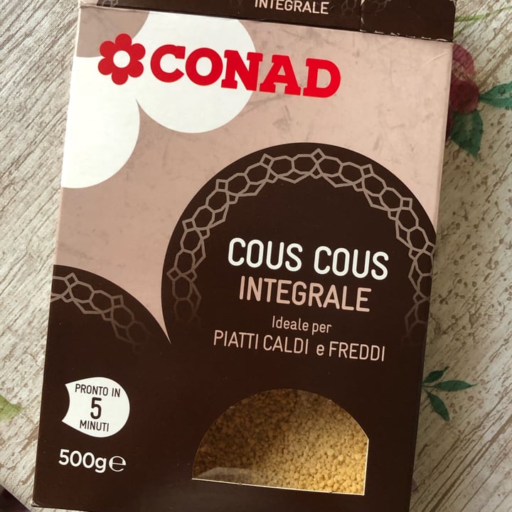 photo of Conad Cous cous integrale shared by @francescasaltori on  18 Jul 2022 - review