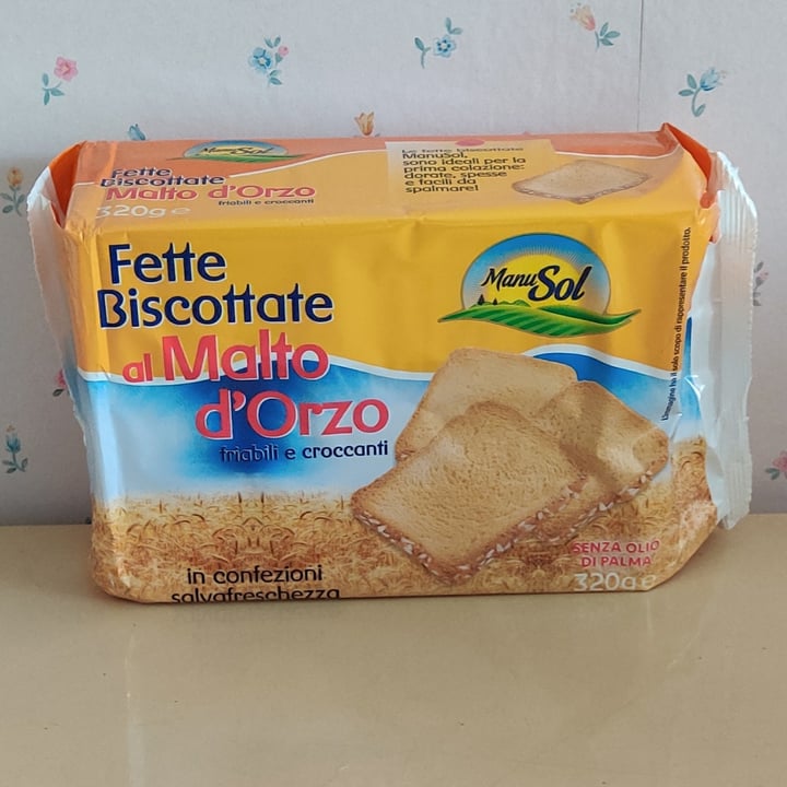 photo of ManuSol Fette Biscottate Al Malto D'Orzo shared by @serenasofia on  05 Mar 2022 - review