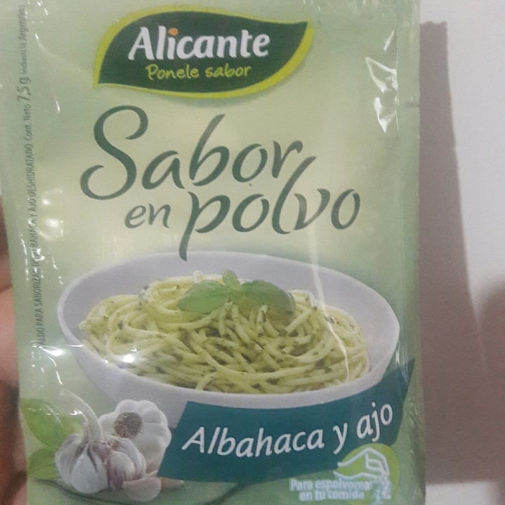 photo of Alicante Sabor En Polvo Albahaca Y Ajo shared by @aixagomez21 on  02 Feb 2021 - review