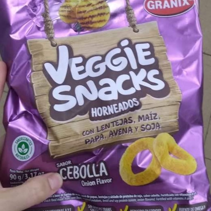 review photo of Granix Veggie Snacks sabor Pizza shared by @cachafazero on 12 Jun 2020 - review