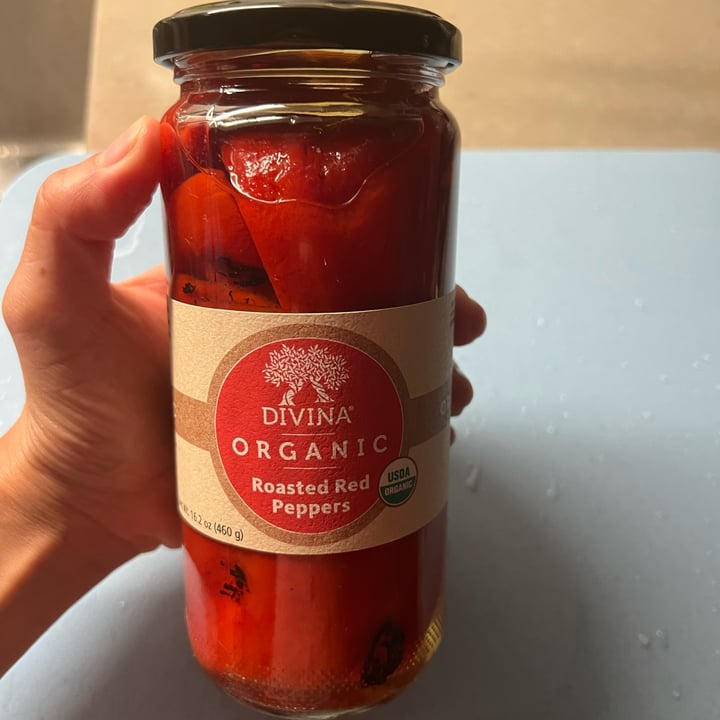 photo of Divina Organic Organic Roasted Red Peppers shared by @berryveganplanet on  05 Sep 2022 - review